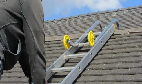 How can checking if stairhead rooms on the roof are kept locked reduce chances of misuse?